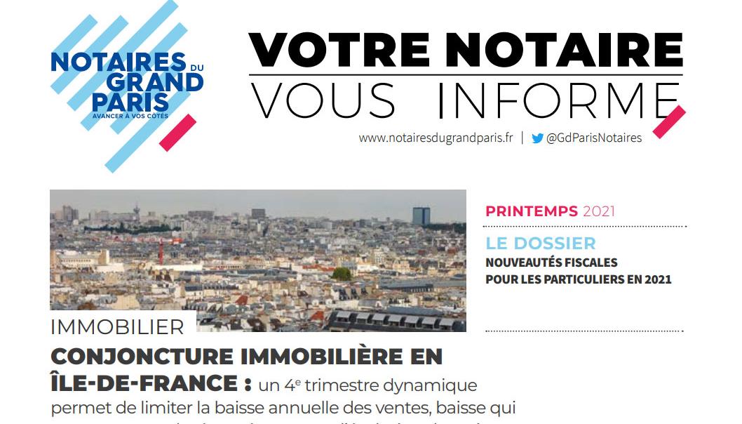 Votre Notaire Vous Informe | Printemps 2021