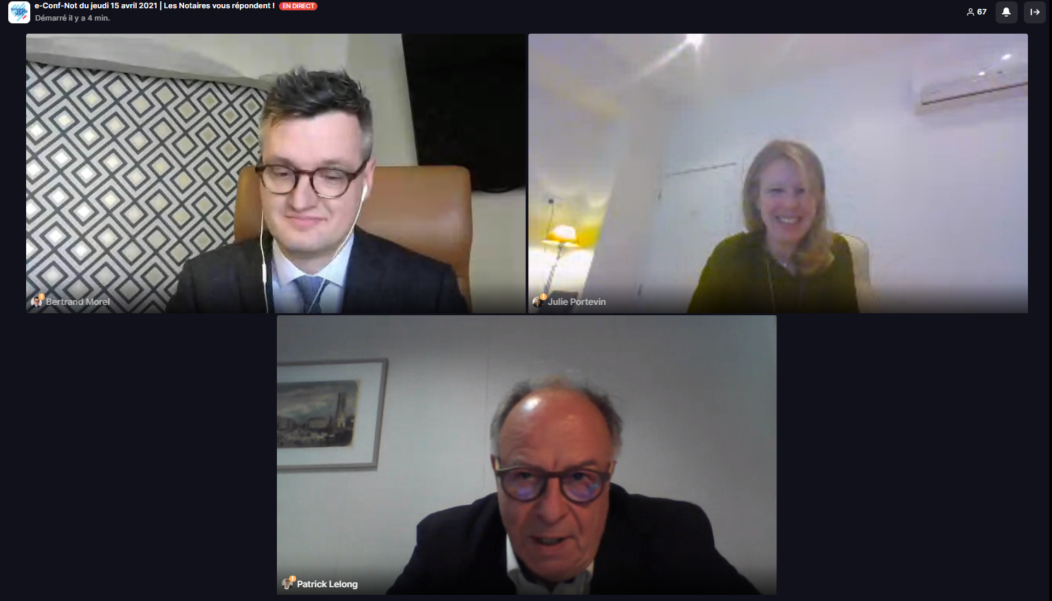 #VIDEO | Retour sur l'e-conf-not du jeudi 15 avril 2021